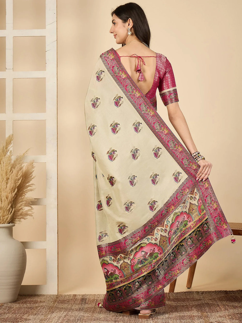 partywear designer saree for festive occasions