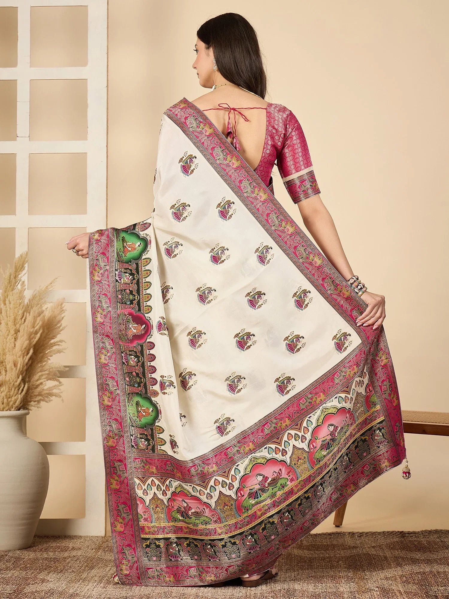 partywear designer saree for festive occasions