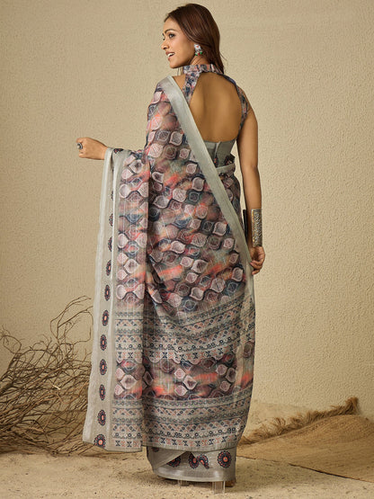 partywear designer saree for festive occasions