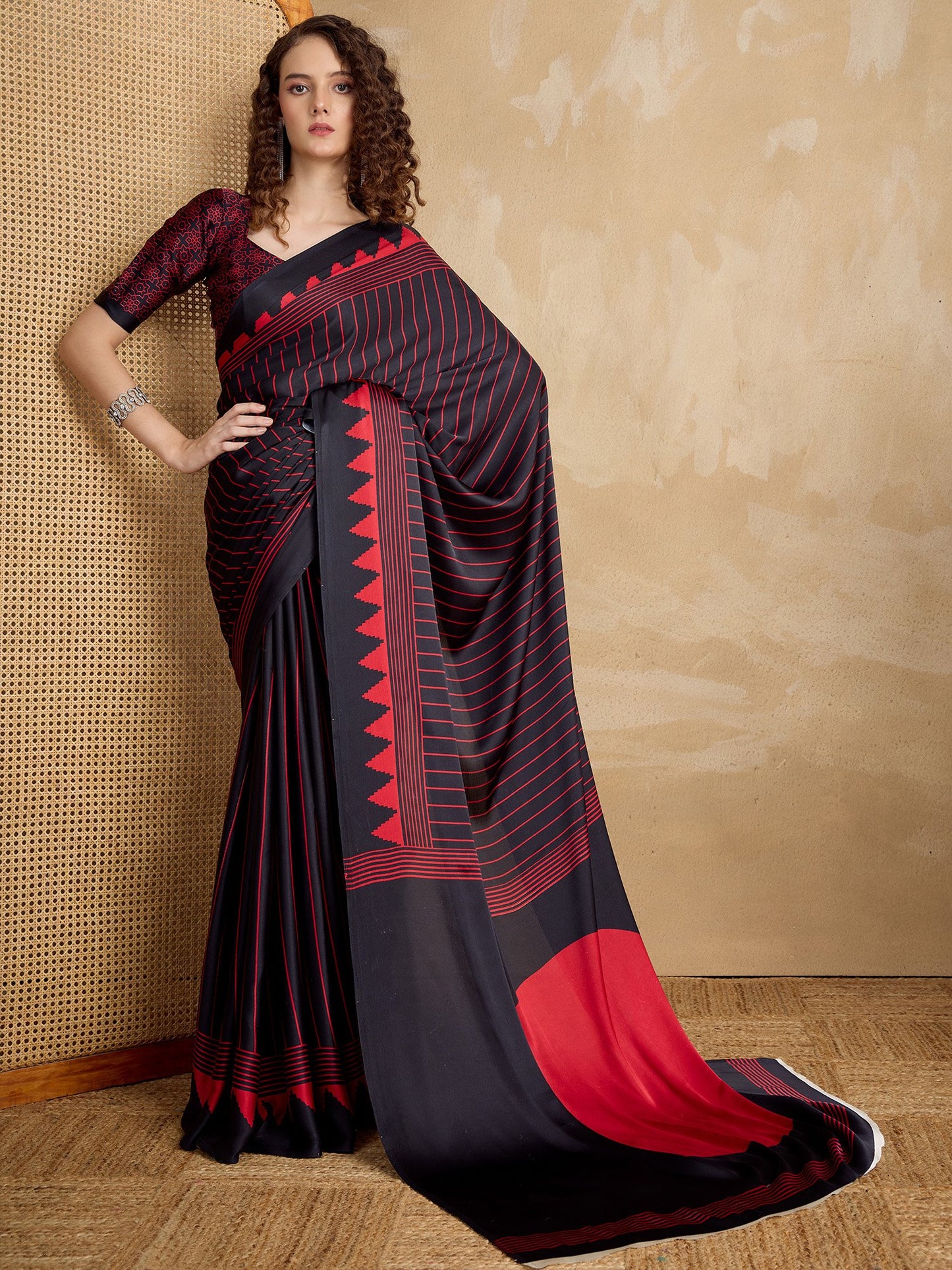 partywear designer saree for festive occasions