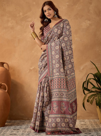 partywear designer saree for festive occasions