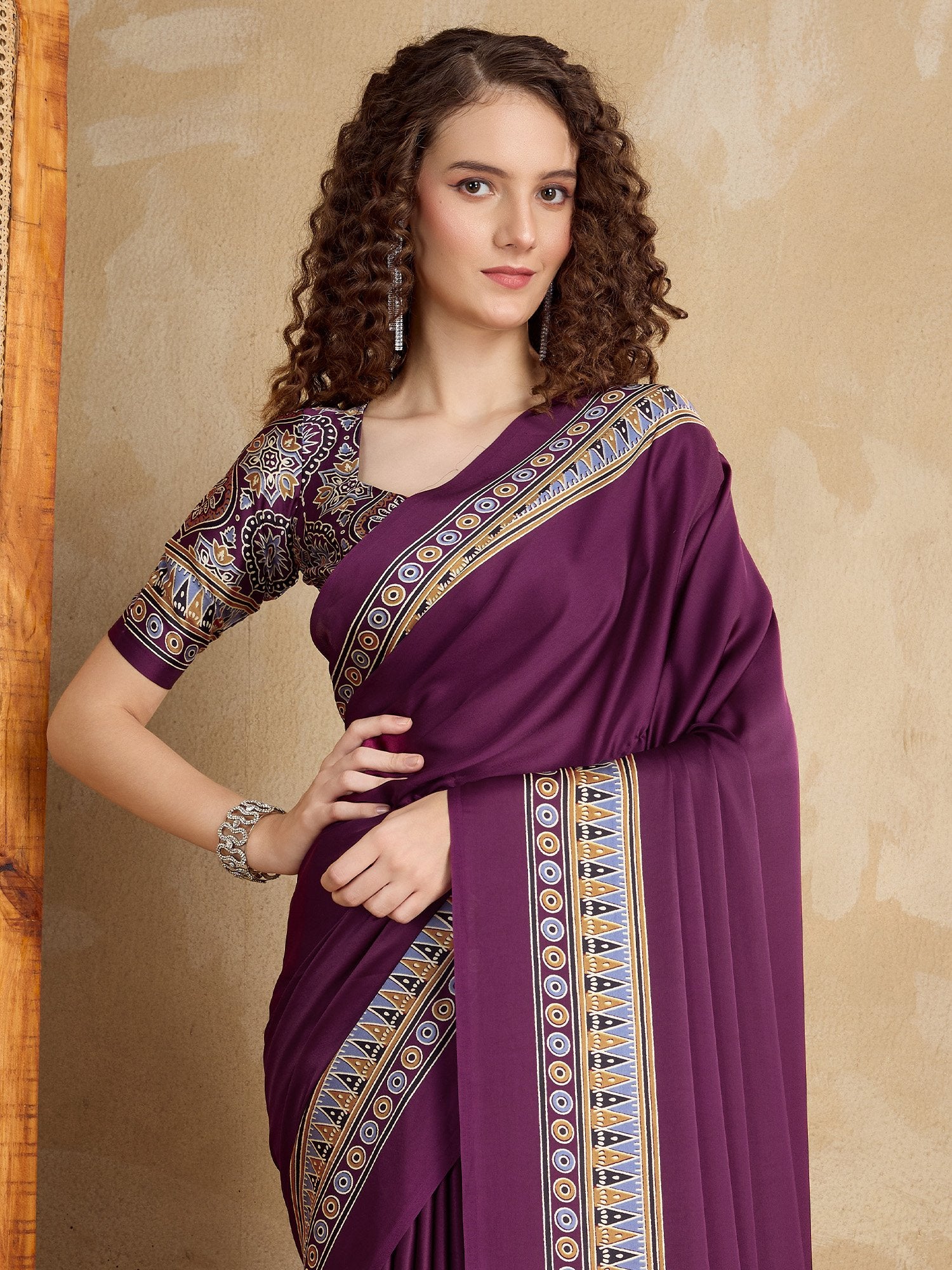 partywear designer saree for festive occasions