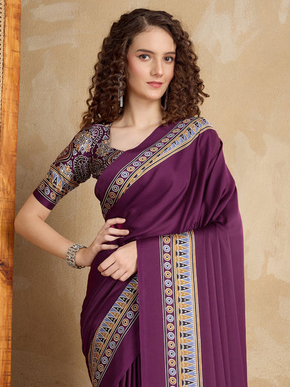 partywear designer saree for festive occasions
