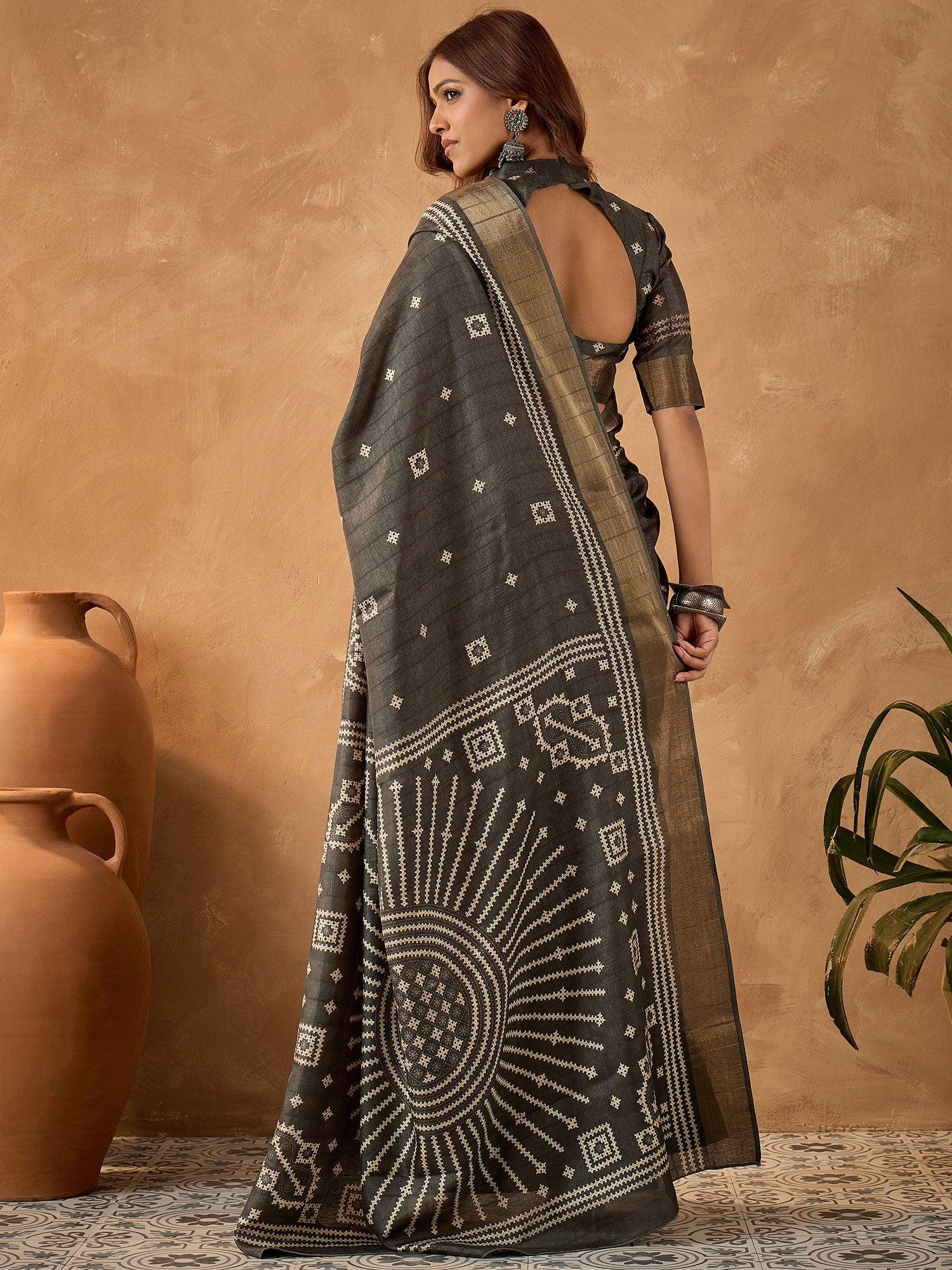 partywear designer saree for festive occasions