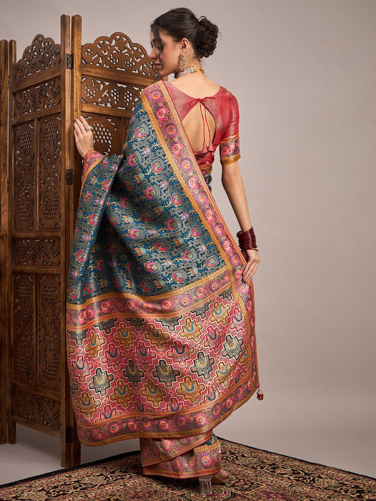 partywear designer saree for festive occasions