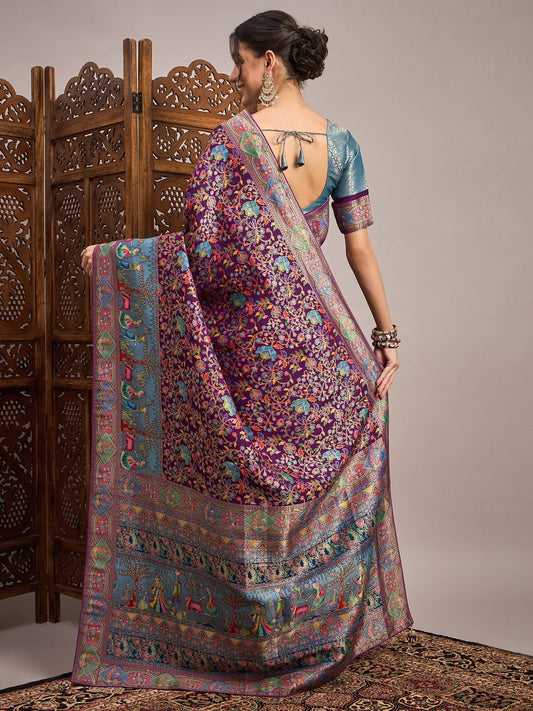 partywear designer saree for festive occasions