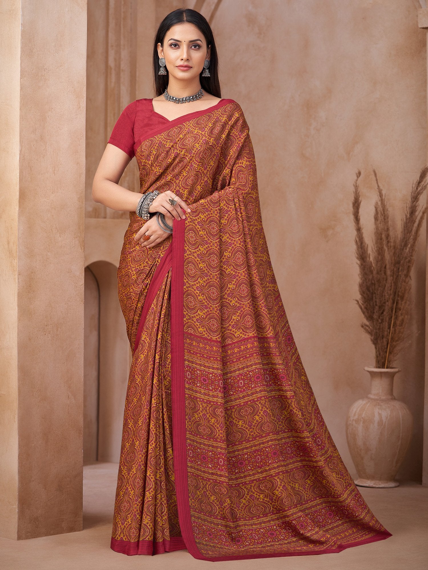partywear designer saree for festive occasions