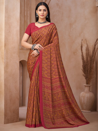 partywear designer saree for festive occasions