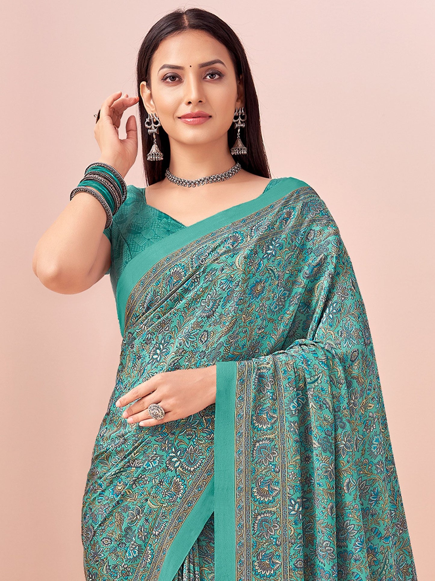 partywear designer saree for festive occasions