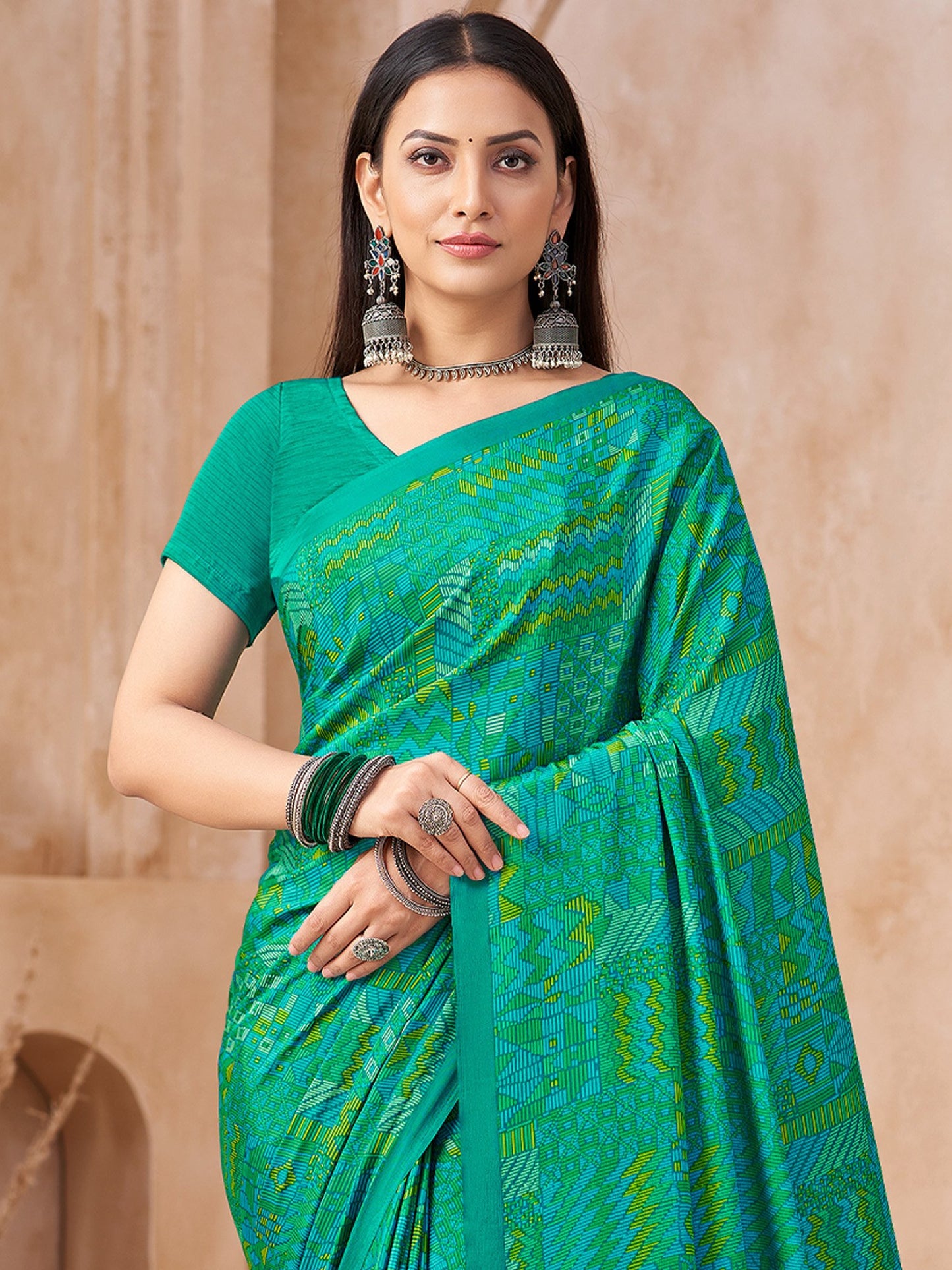partywear designer saree for festive occasions