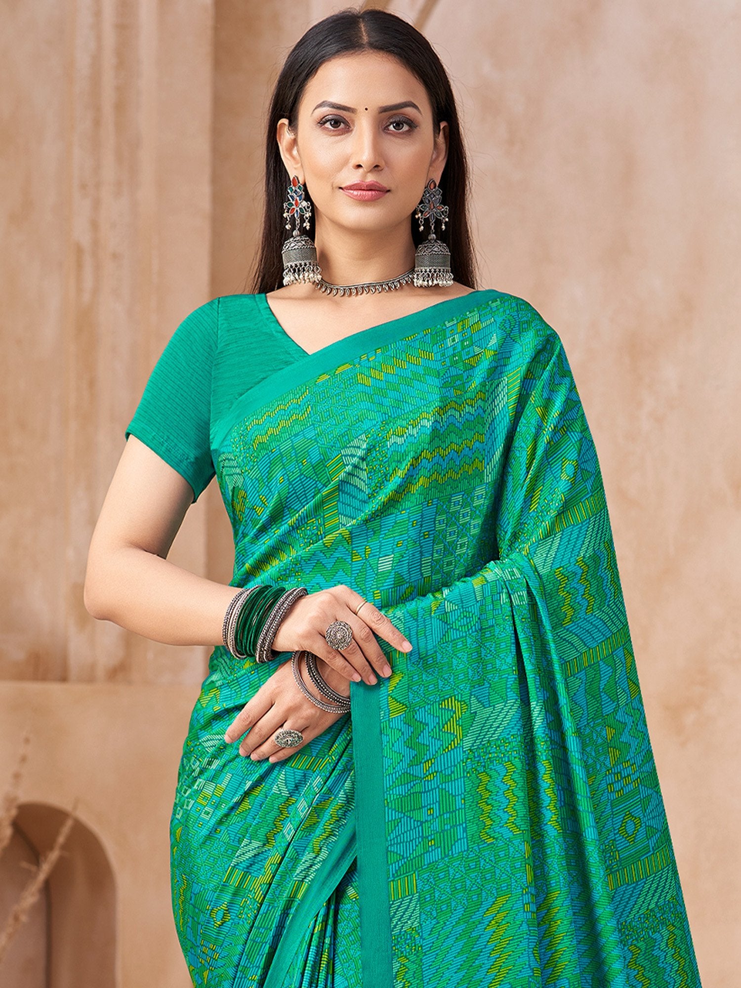 partywear designer saree for festive occasions