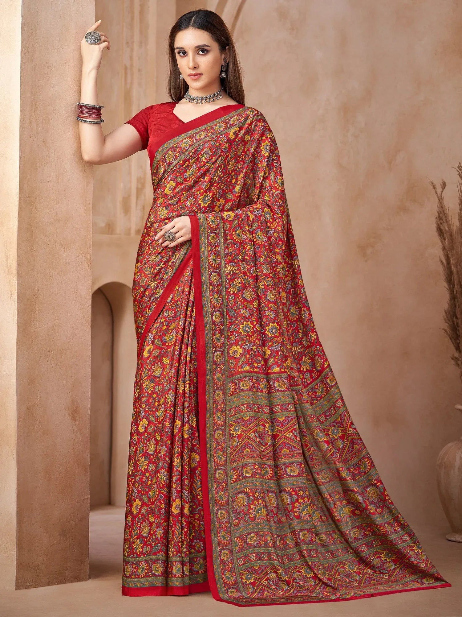 partywear designer saree for festive occasions