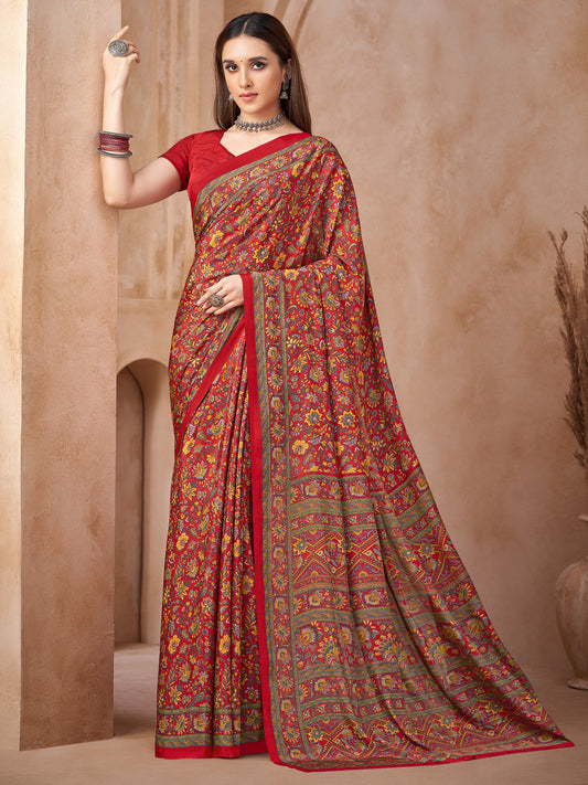 partywear designer saree for festive occasions