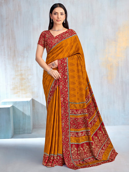 partywear designer saree for festive occasions