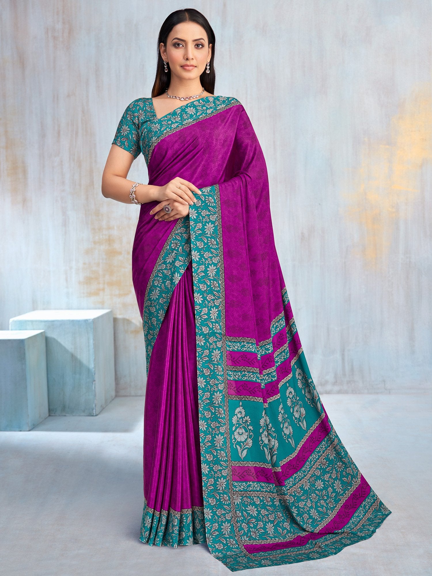 partywear designer saree for festive occasions