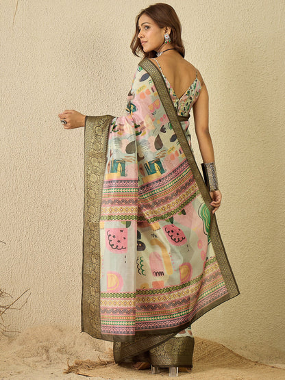 partywear designer saree for festive occasions
