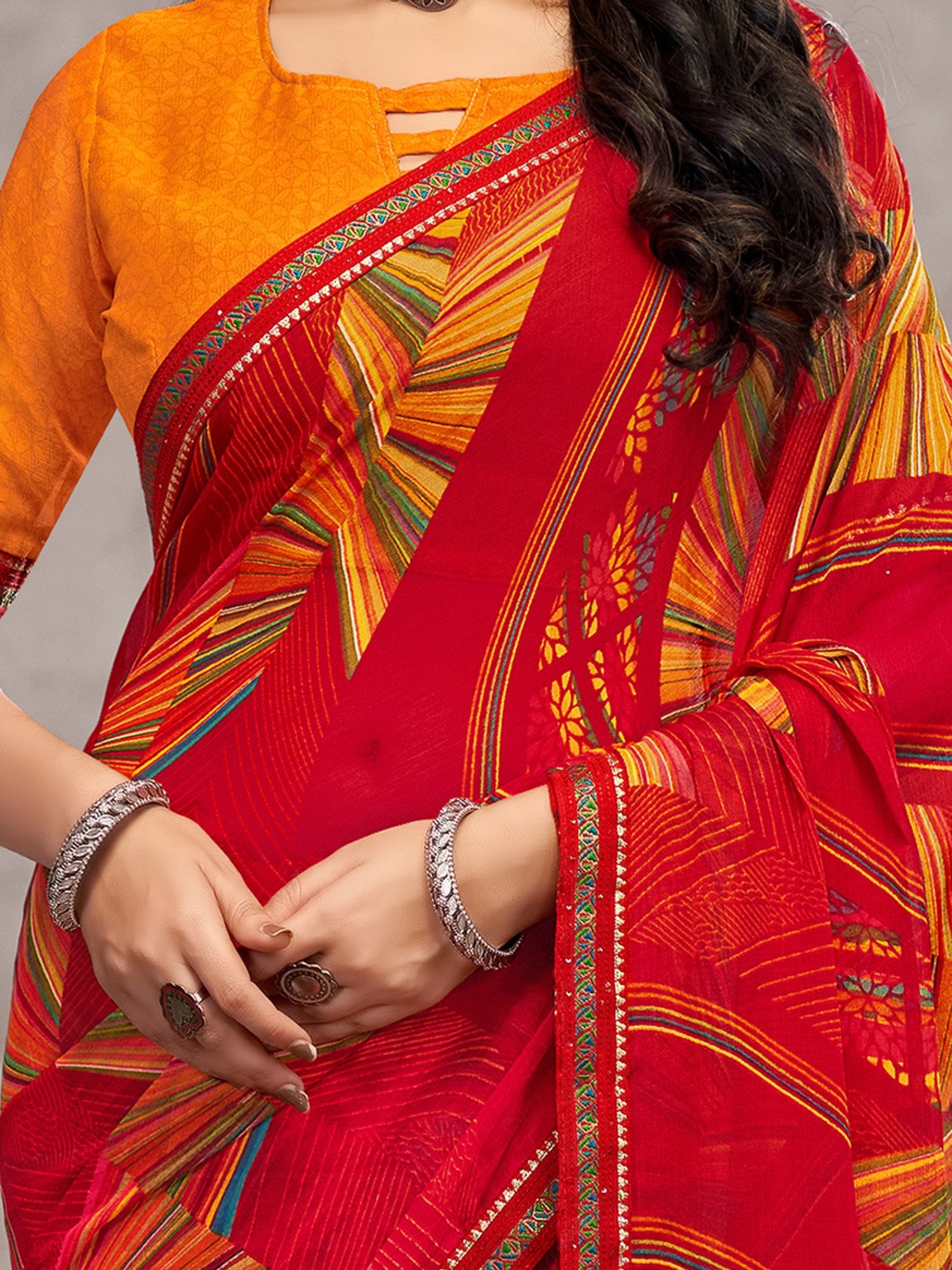 partywear designer saree for festive occasions