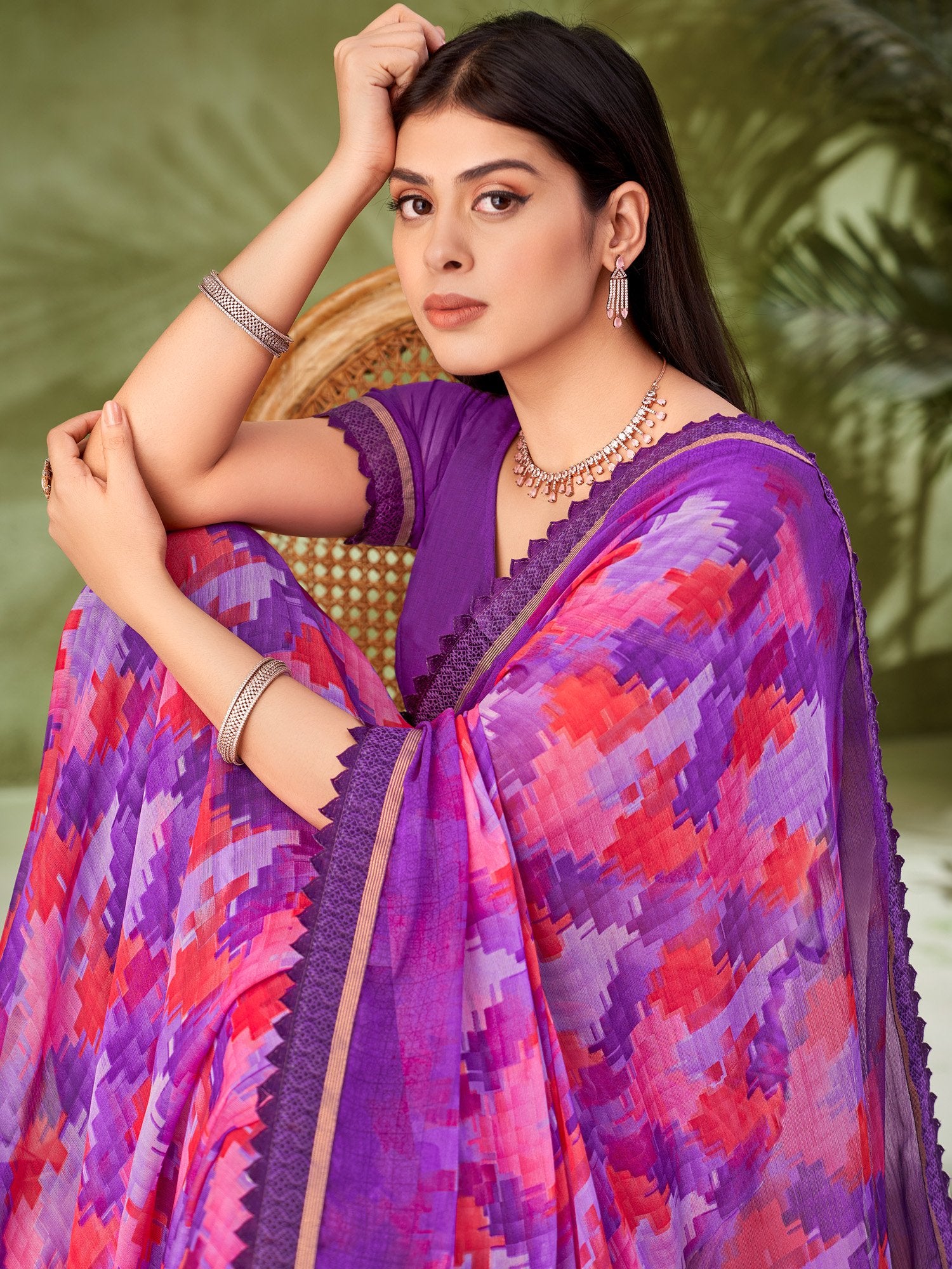 partywear designer saree for festive occasions