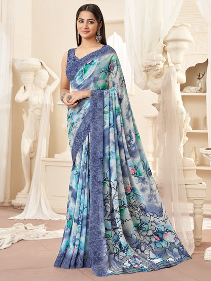 partywear designer saree for festive occasions