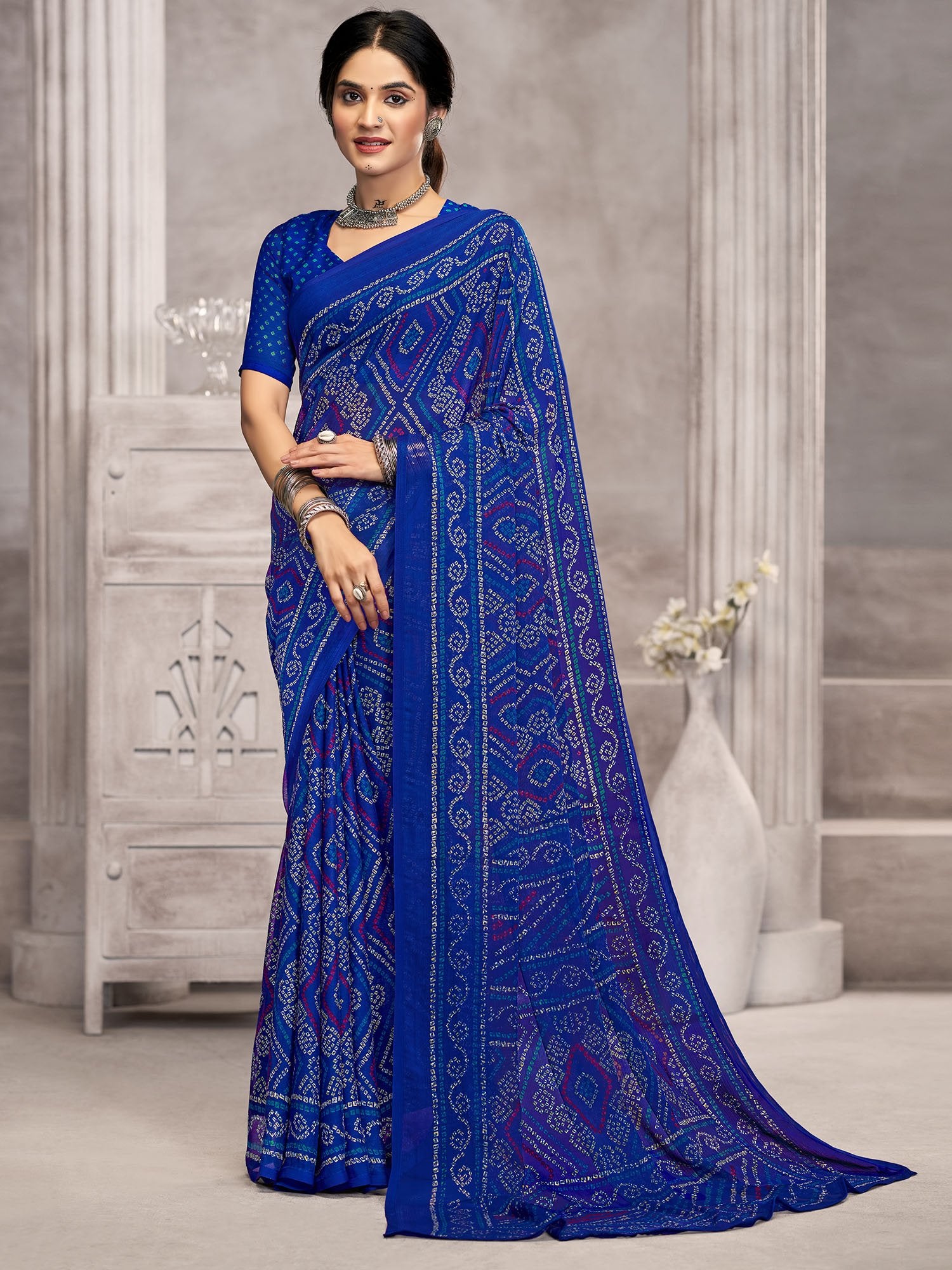 partywear designer saree for festive occasions