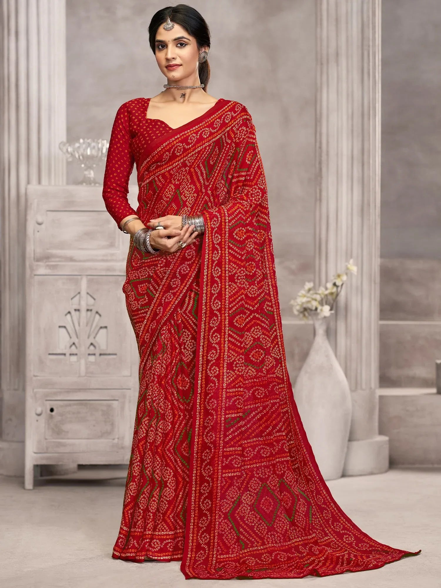 partywear designer saree for festive occasions