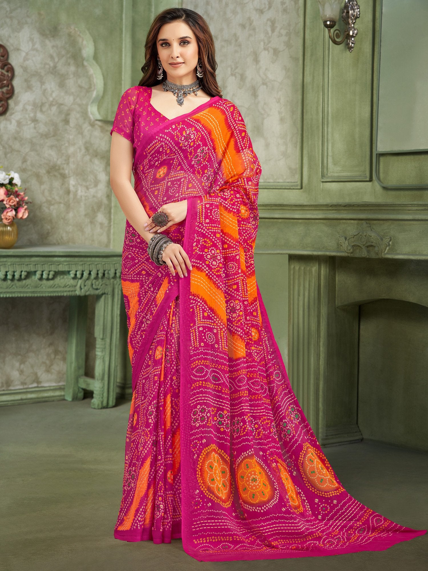 partywear designer saree for festive occasions