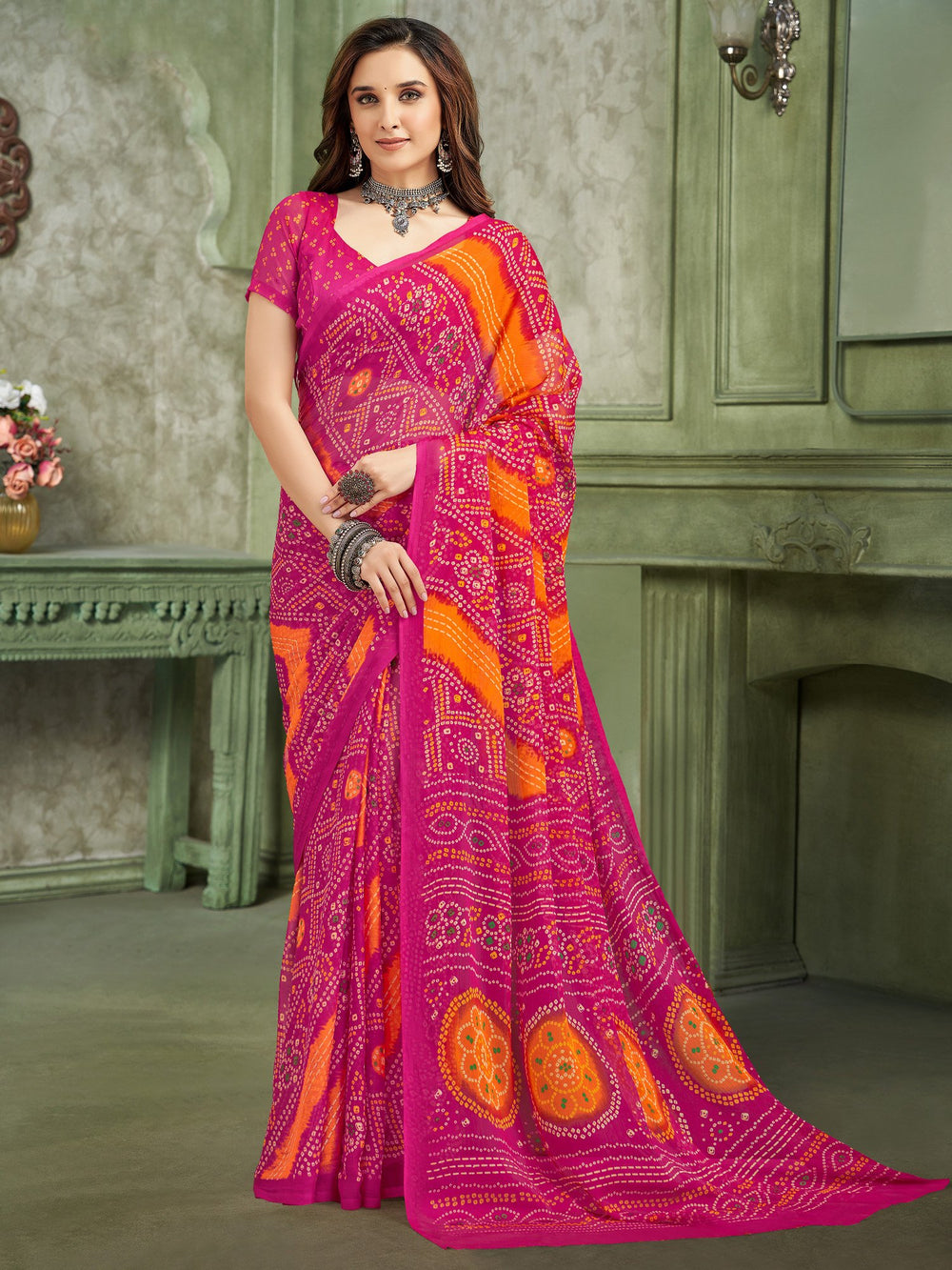 partywear designer saree for festive occasions