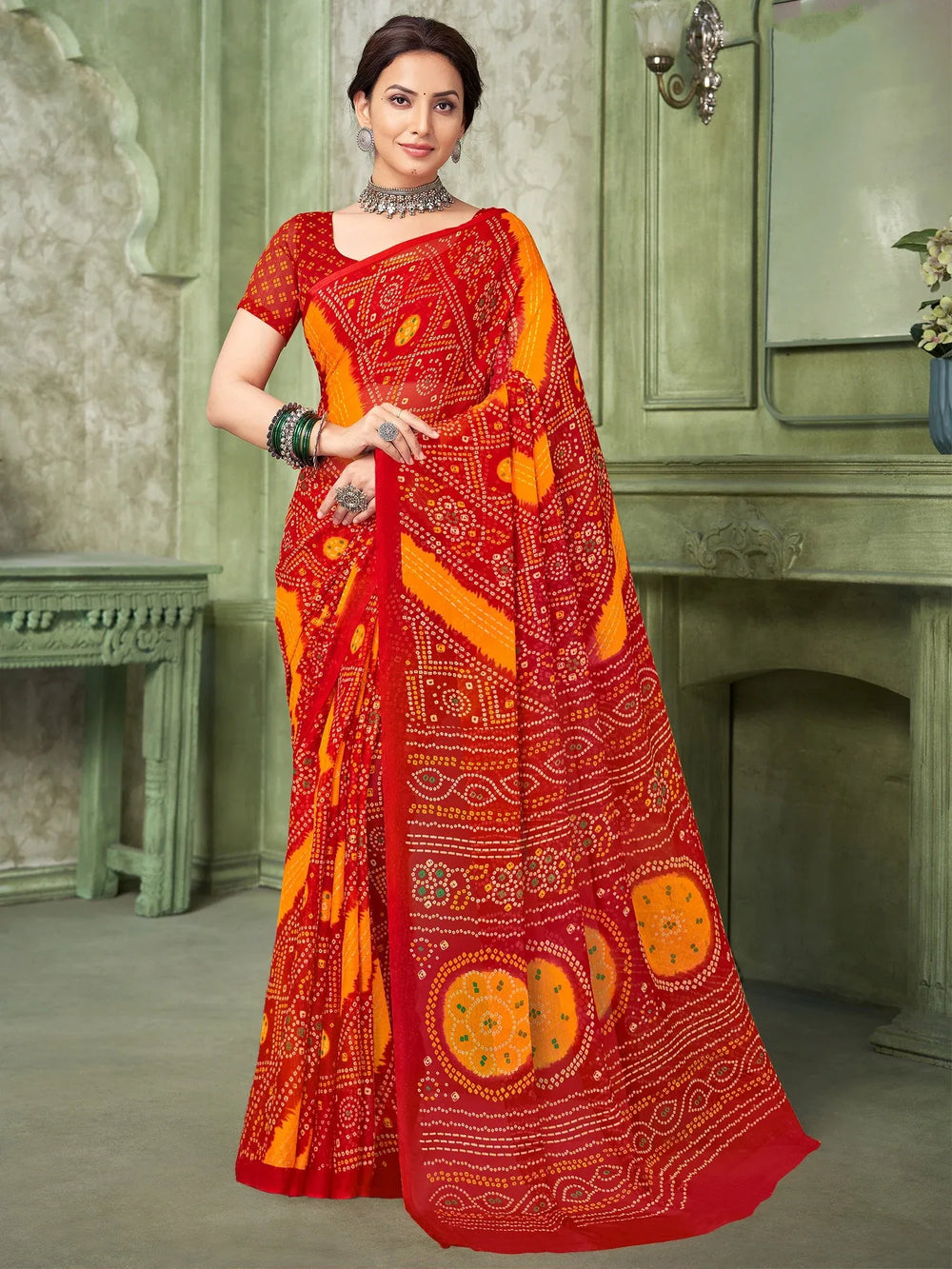 partywear designer saree for festive occasions