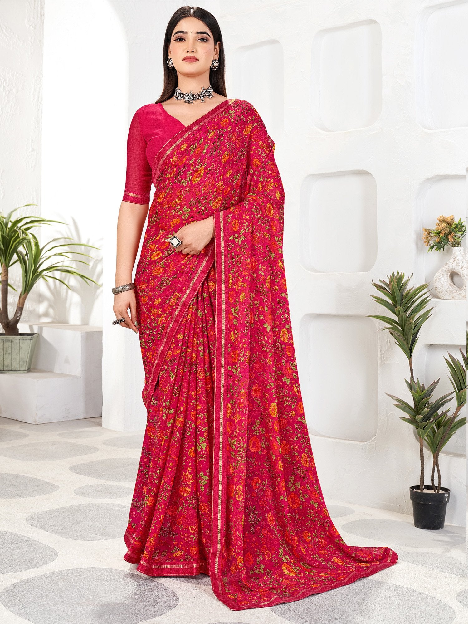 partywear designer saree for festive occasions