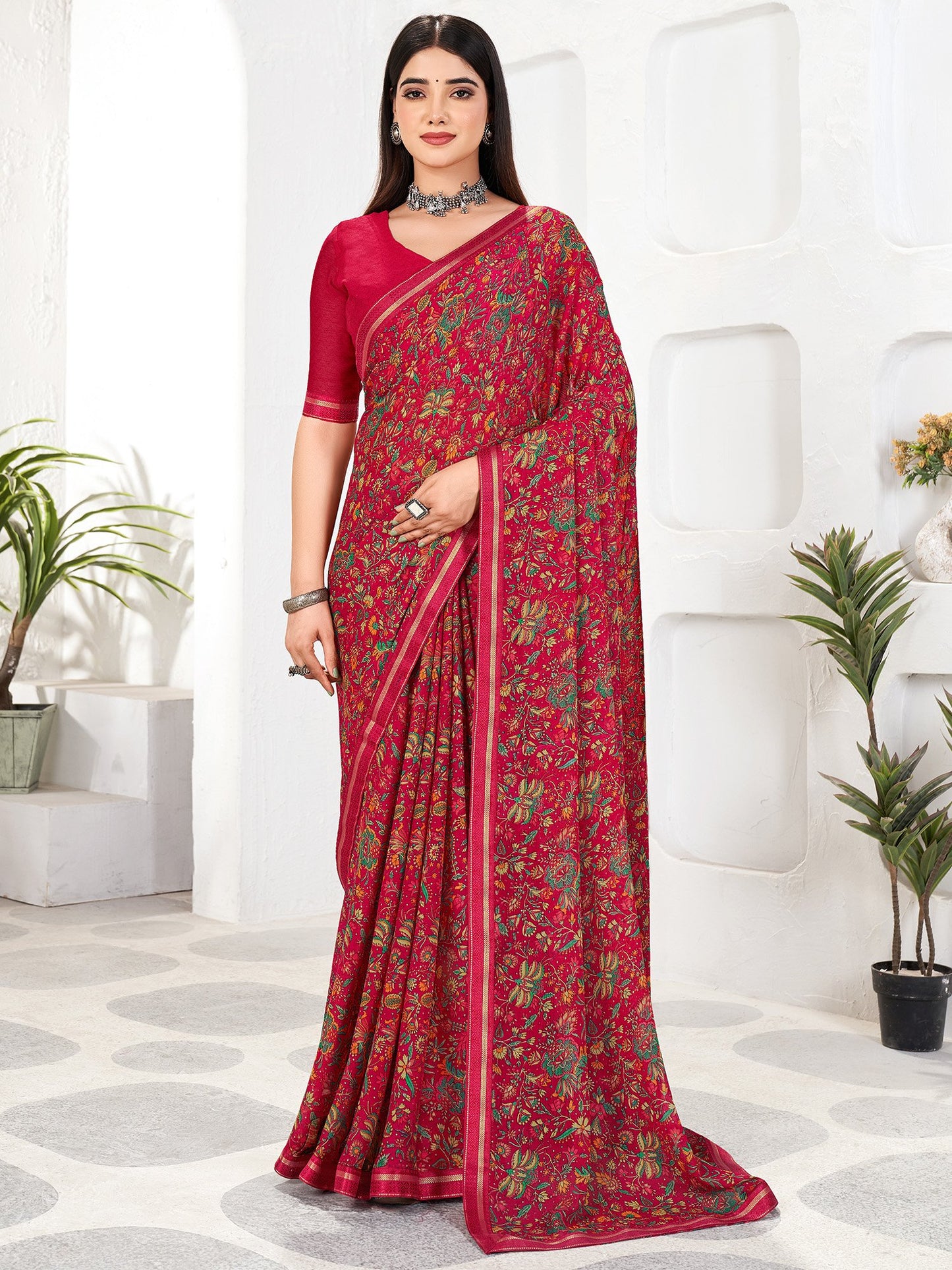partywear designer saree for festive occasions