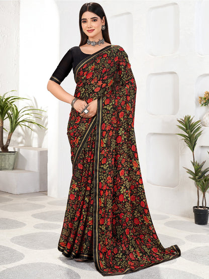 partywear designer saree for festive occasions