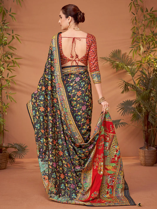partywear designer saree for festive occasions