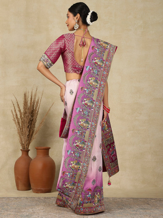 partywear designer saree for festive occasions