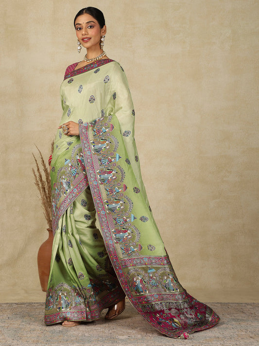 partywear designer saree for festive occasions