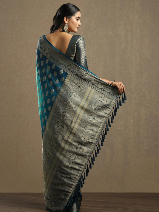 partywear designer saree for festive occasions