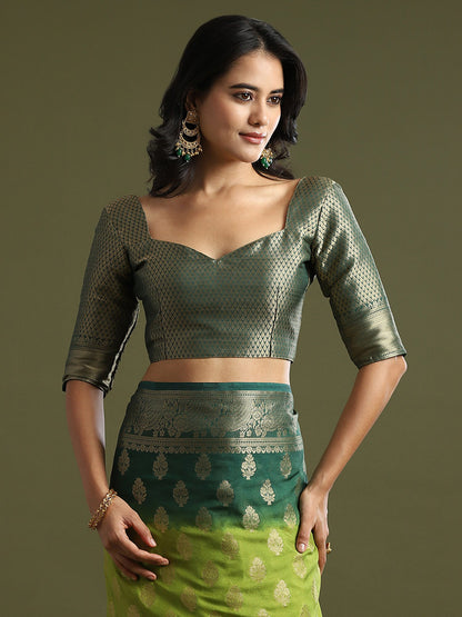 Light Kanjeevaram Georgette Woven Saree