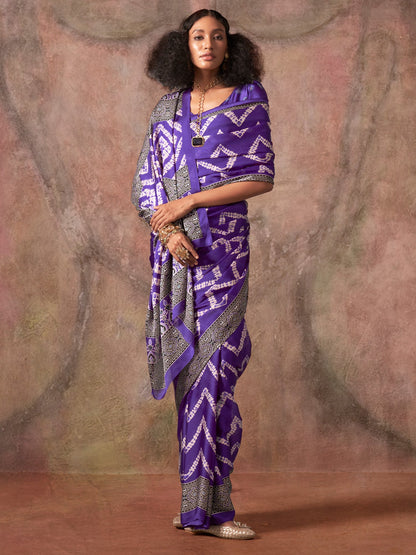 partywear designer saree for festive occasions