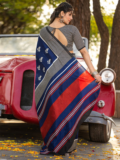 partywear designer saree for festive occasions
