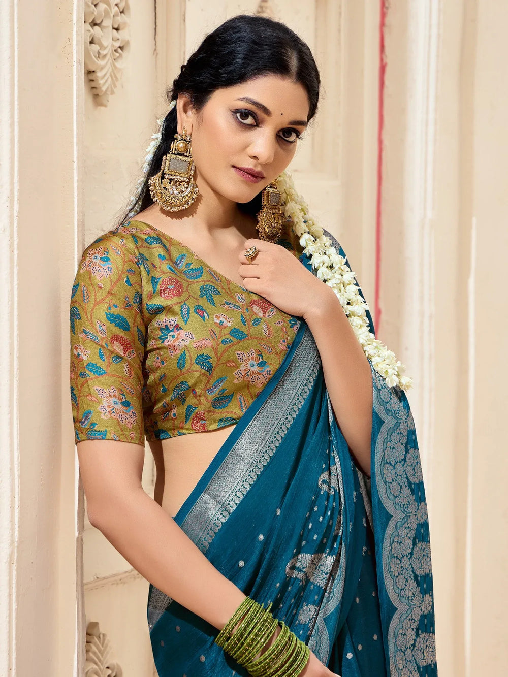 partywear designer saree for festive occasions