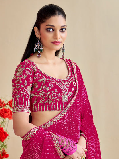 partywear designer saree for festive occasions