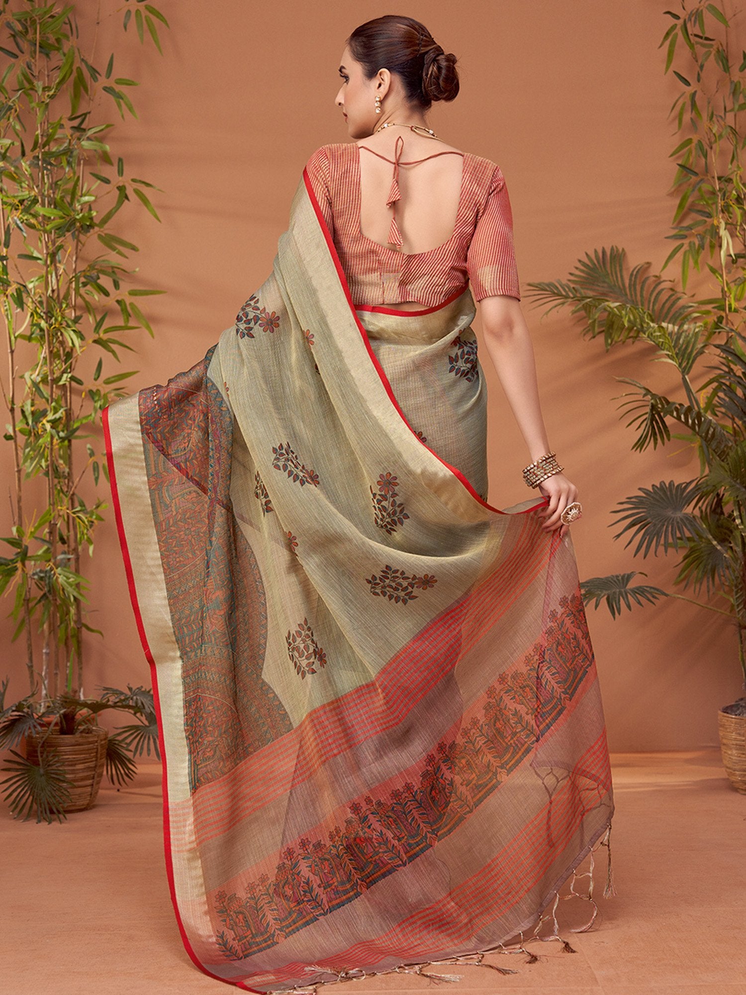 partywear designer saree for festive occasions