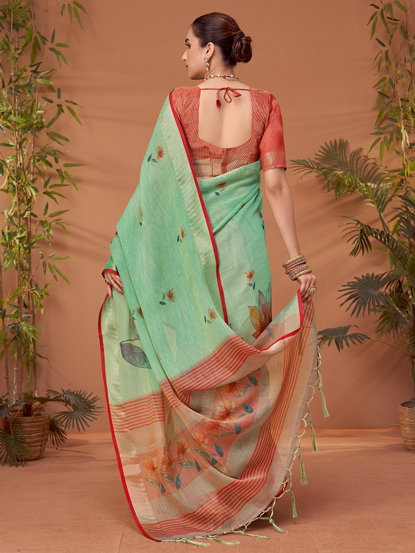 partywear designer saree for festive occasions