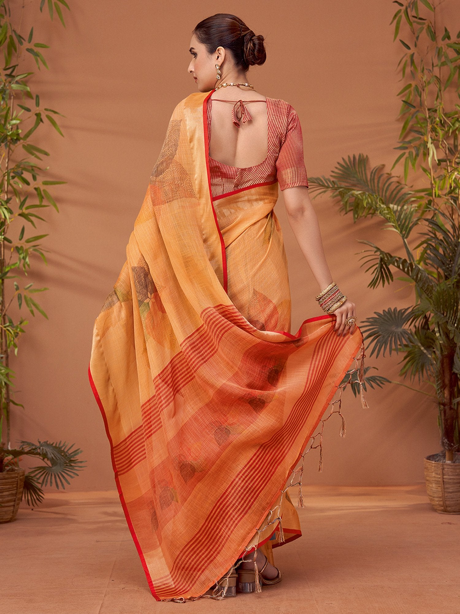 partywear designer saree for festive occasions