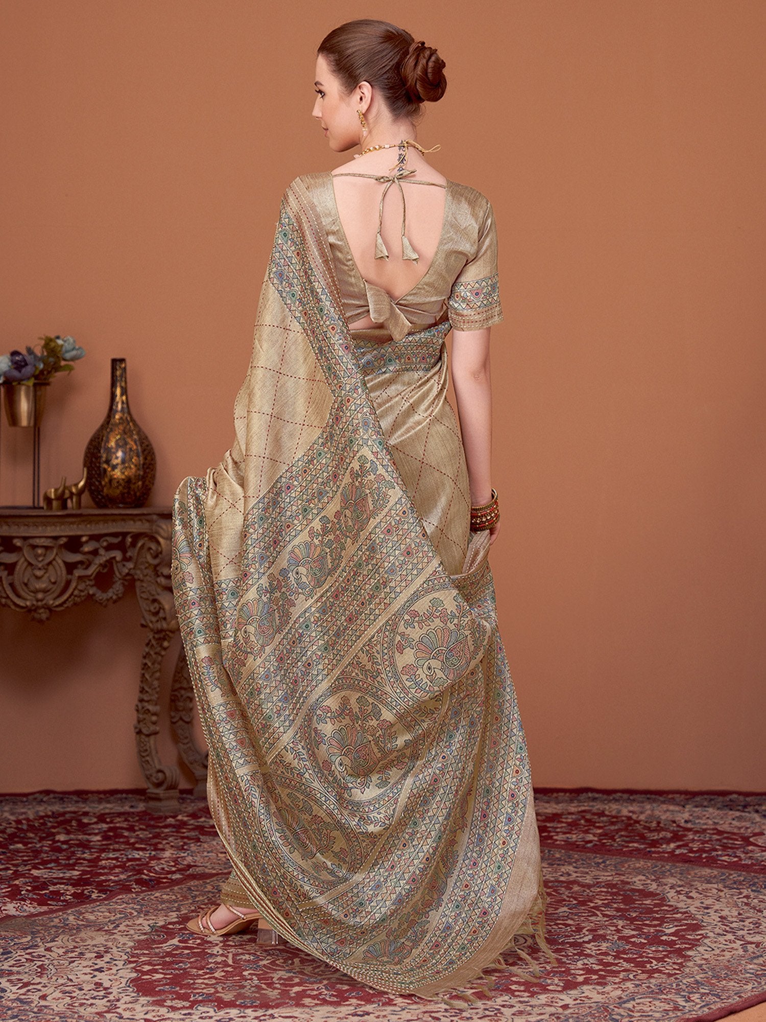 partywear designer saree for festive occasions