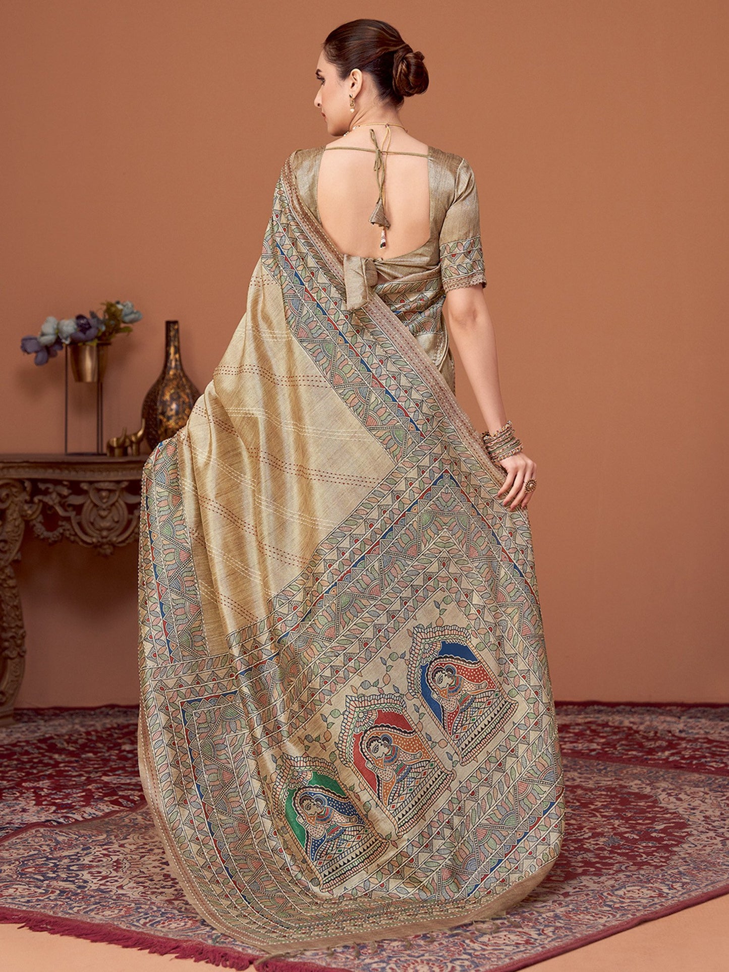 partywear designer saree for festive occasions