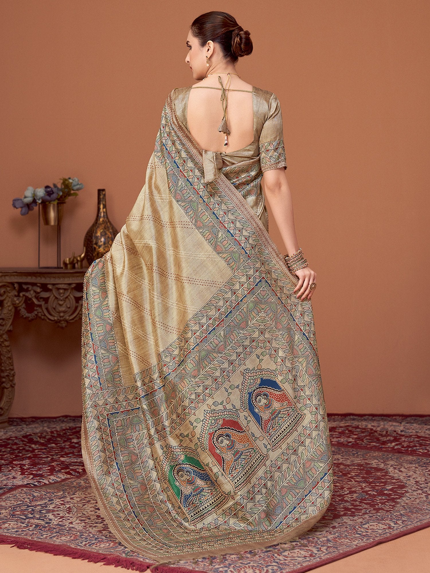 partywear designer saree for festive occasions