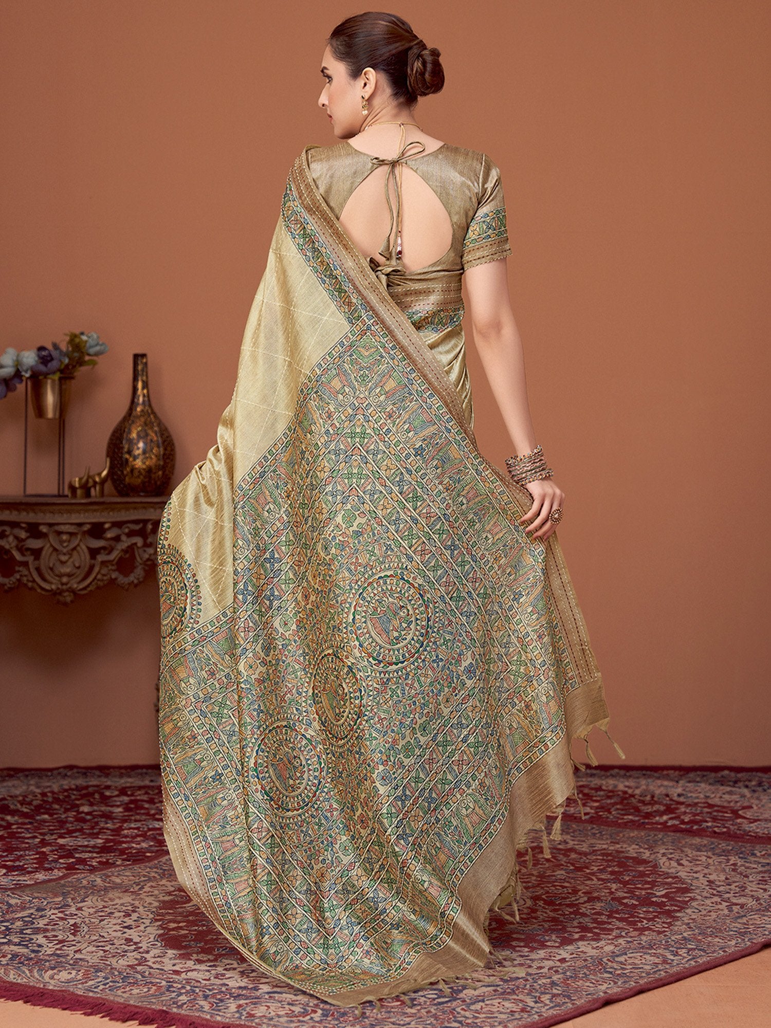 partywear designer saree for festive occasions