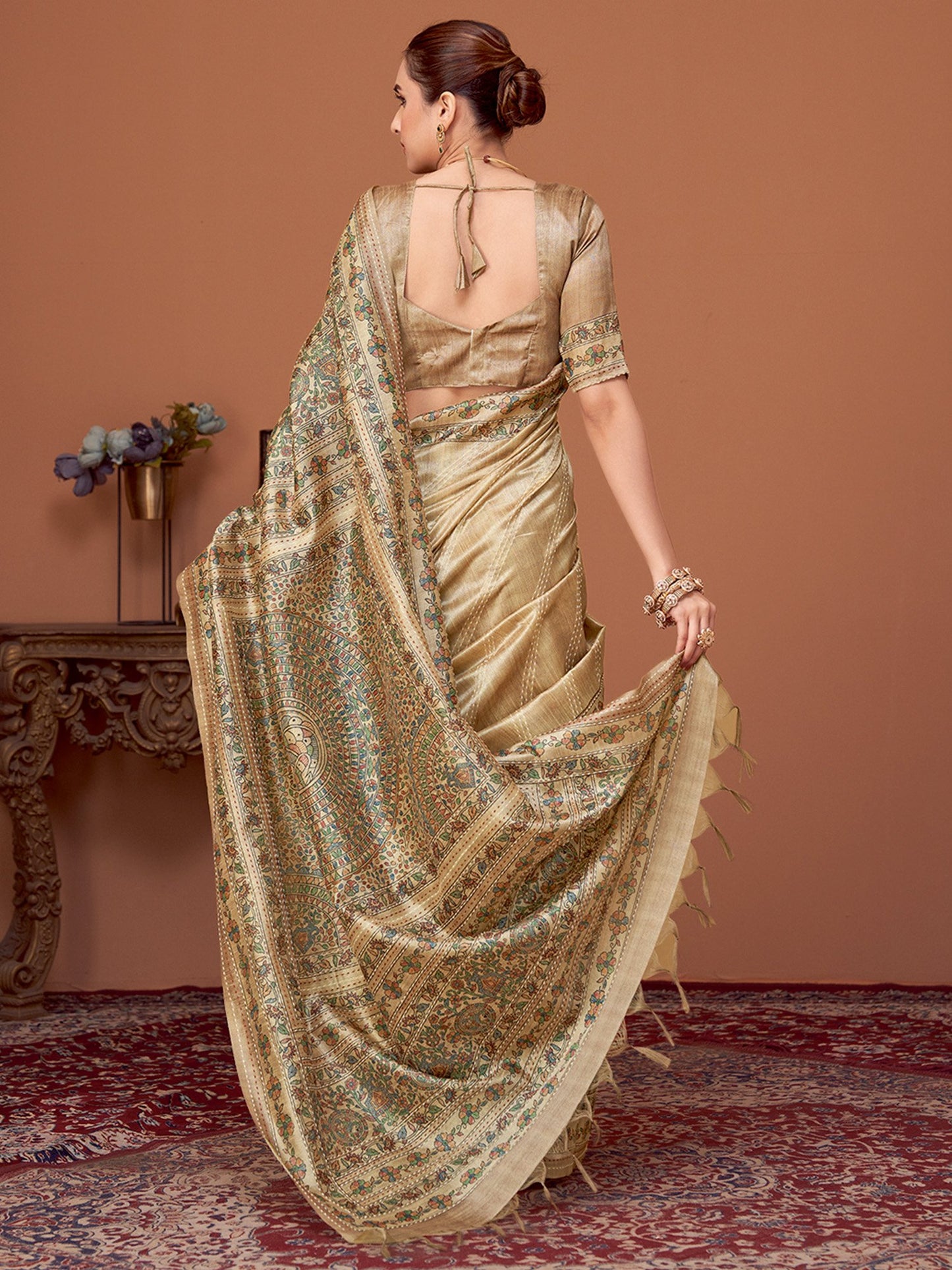 partywear designer saree for festive occasions