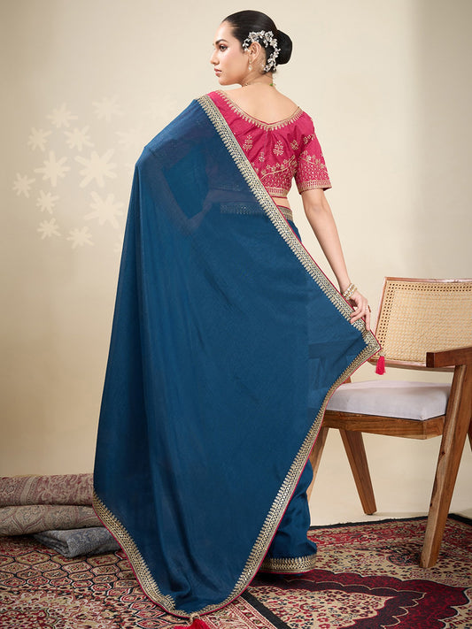partywear designer saree for festive occasions
