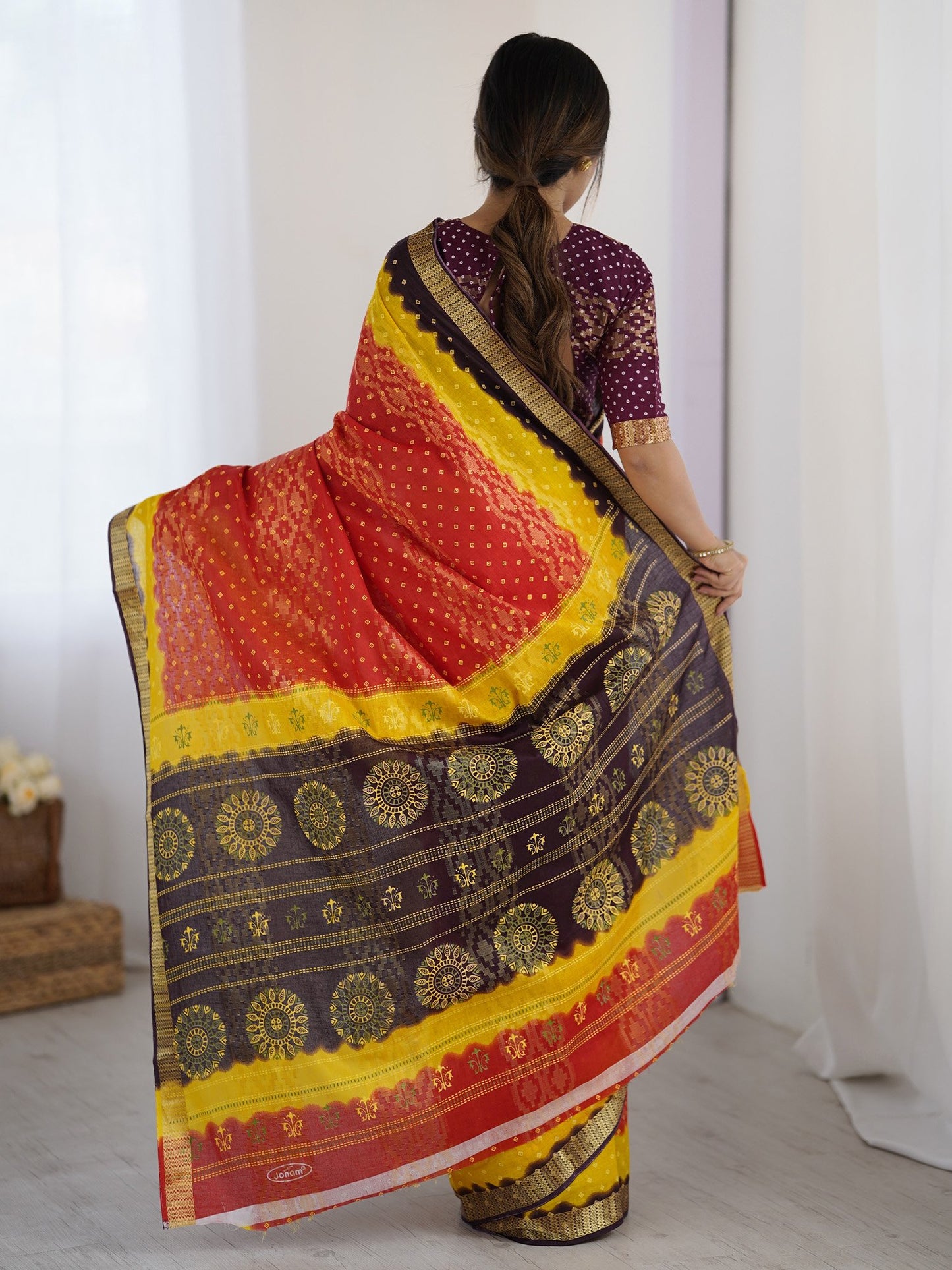 partywear designer saree for festive occasions
